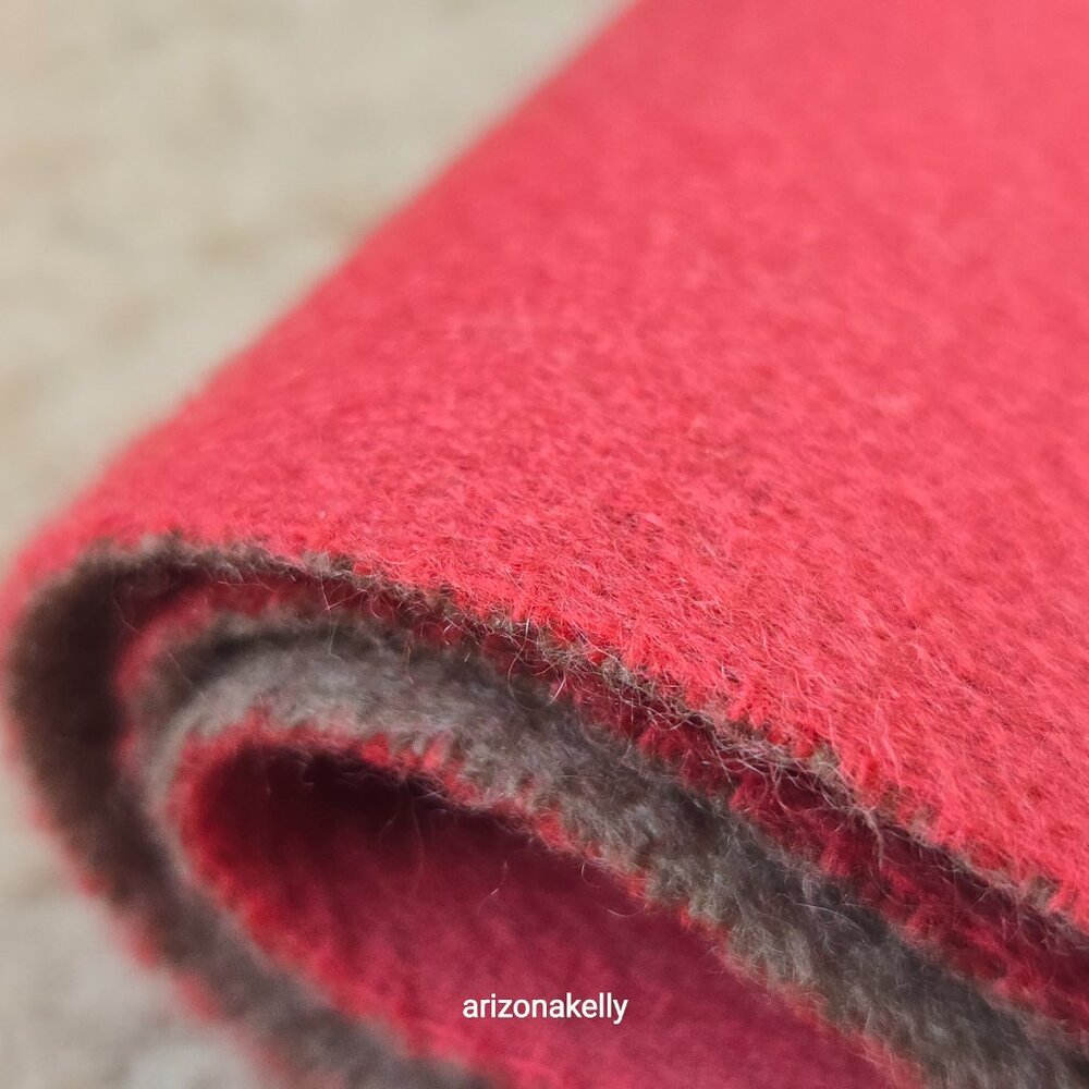 NWOT Arkis Cashmere Luxury Two-Tone Fringed Scarf Pink and Tan - Picture 15 of 15